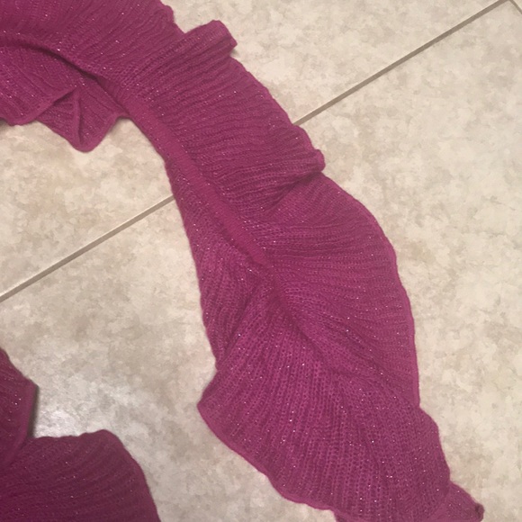 Collection Eighteen Miami Pink Acrylic Scarf - Picture 4 of 5